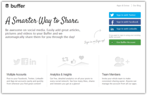 Buffer scheduling post schedule social media posts