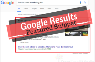 google results featured snippets border