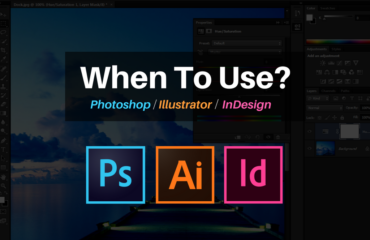 when to use Adobe Photoshop Illustrator and Indesign