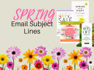 spring email subject lines that work