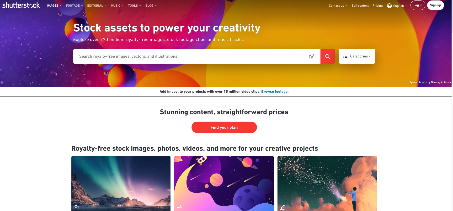 Shutterstock free stock images videos