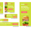 digital ad example lucky 7 food restaurant colorful simple easy hire