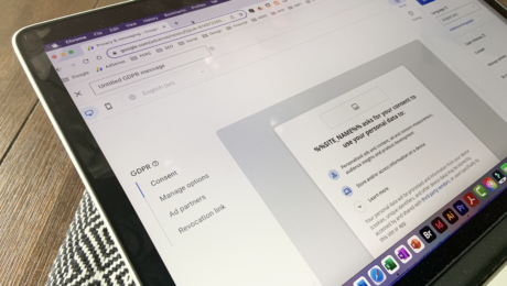 google adsense GDPR message UK